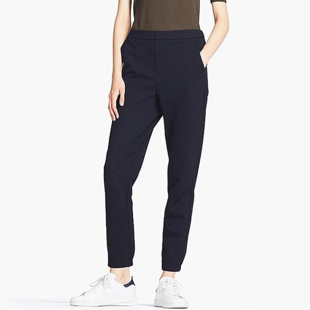 Uniqlo Ponte Navy Joggers